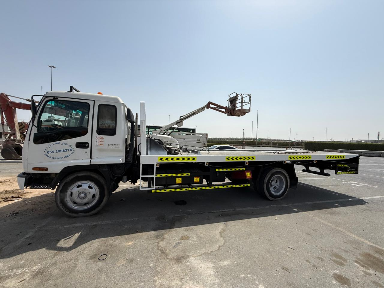 Heavy construction equipment in Dubai